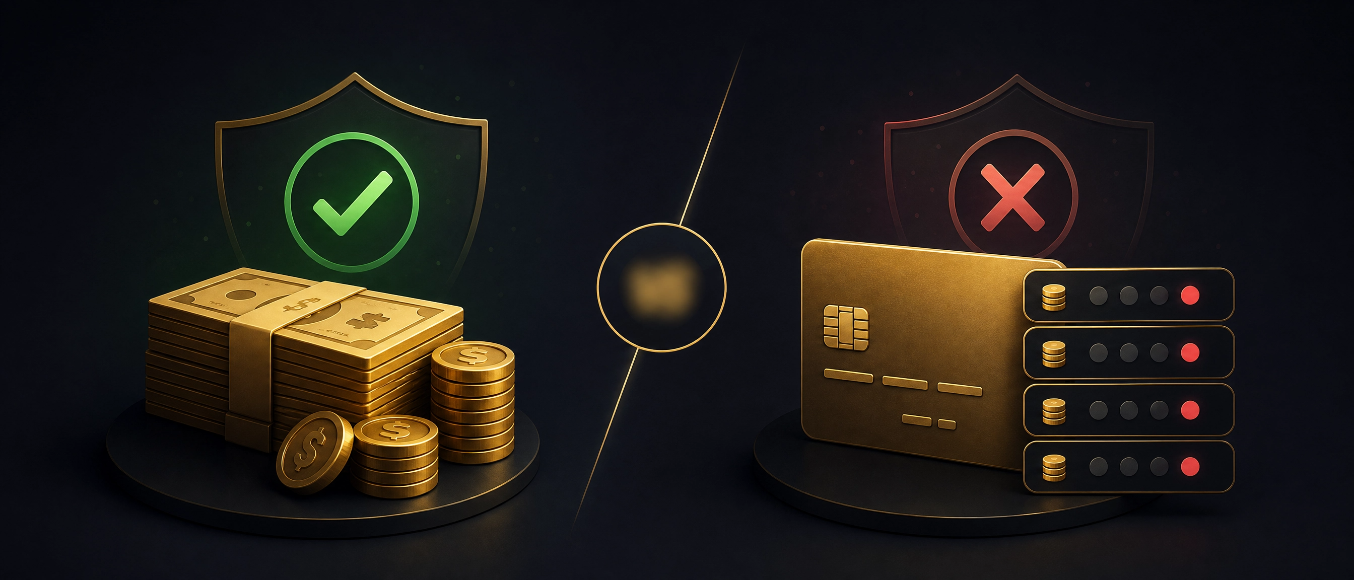 Ilustração sobre comprar à vista ou parcelado